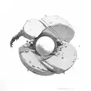 sisyphus trash polka tattoo design idea