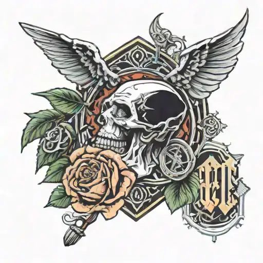 AC/DC tattoo design idea