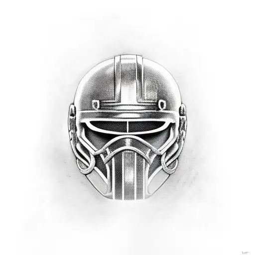 Spartan helmet  tattoo design idea