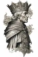 king baldwin iv tattoo design idea