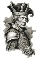 king baldwin iv tattoo design idea