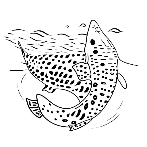 whaleshark SCUBA tattoo design idea