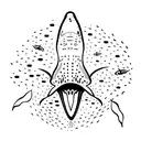 whaleshark SCUBA tattoo design idea