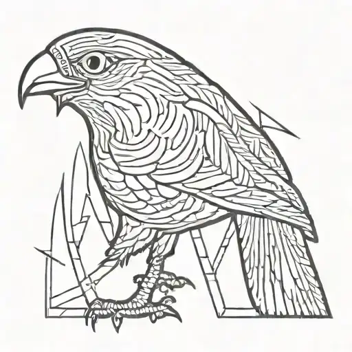 Horus tattoo design idea
