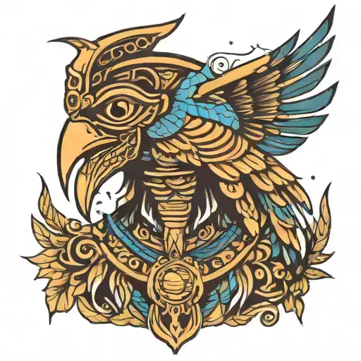 Horus tattoo design idea