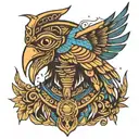 Horus tattoo design idea