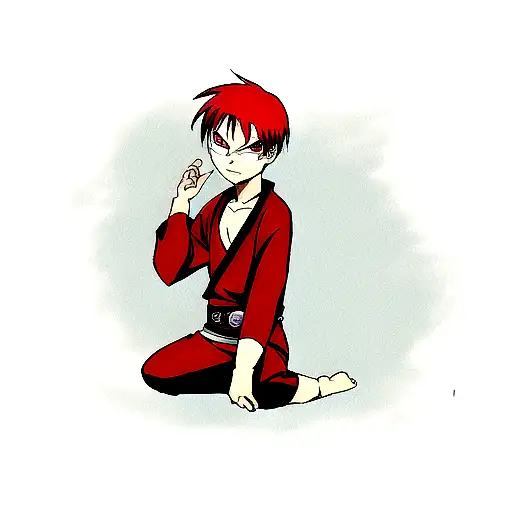 gaara tattoo design idea