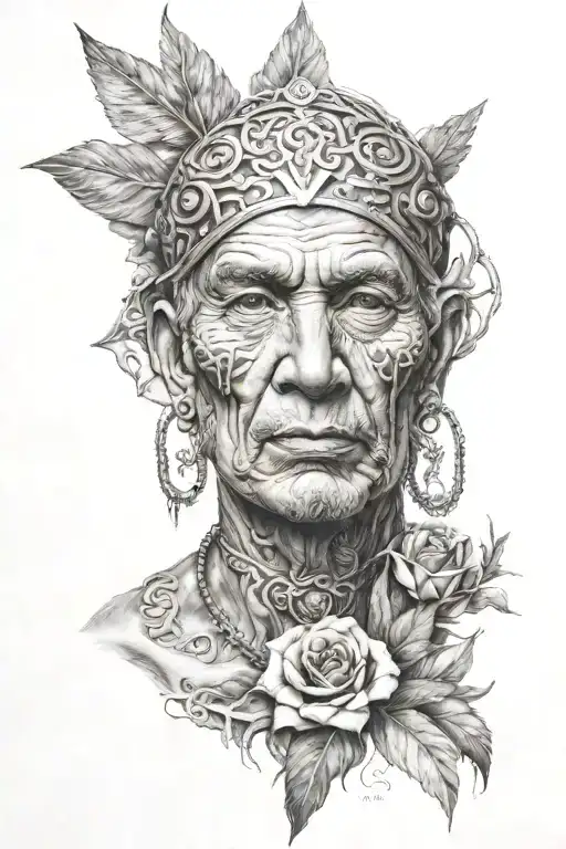 Cesar augustus tattoo design idea