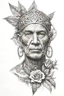 Cesar augustus tattoo design idea