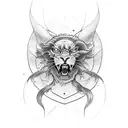 Dodge challenger tattoo design idea