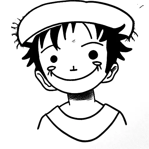 Kid luffy tattoo design idea