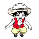 Kid luffy tattoo design idea