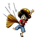 Kid luffy tattoo design idea