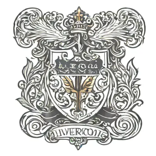 liverpool business suit tattoo design idea