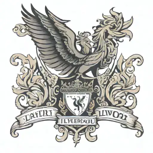 liverpool and business suit tattoo design idea