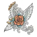 biblical verse tattoo design idea