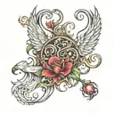 biblical verse tattoo design idea