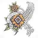 biblical verse tattoo design idea