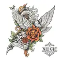 biblical verse tattoo design idea