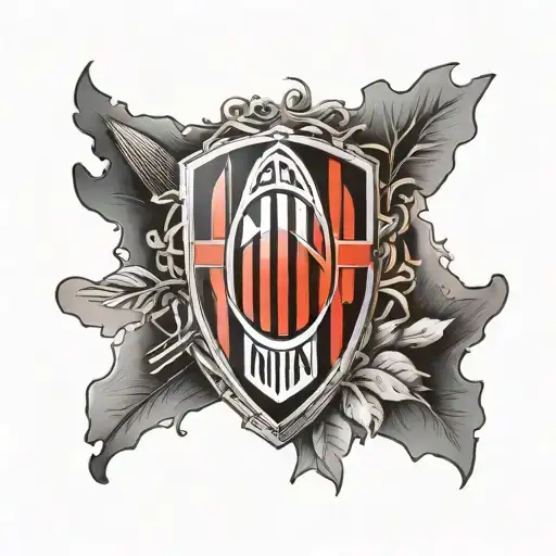 AC Milan logo tattoo design idea