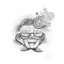 I'm memory of grandpa tattoo design idea