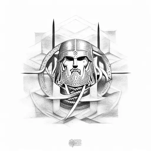 sparta tattoo design idea