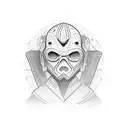 man in the arena tattoo design idea