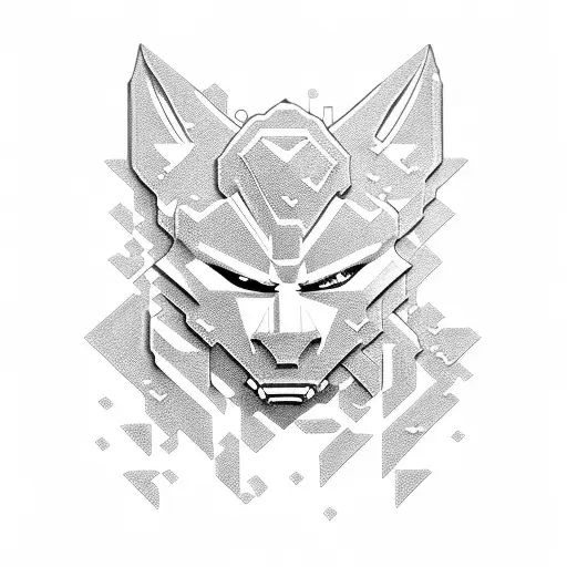 minecraft with ninja tattoo design idea