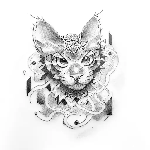 marker pen tattoo design idea