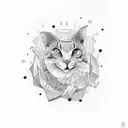 marker pen write tattoo design idea