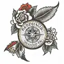 Word tattoo design idea