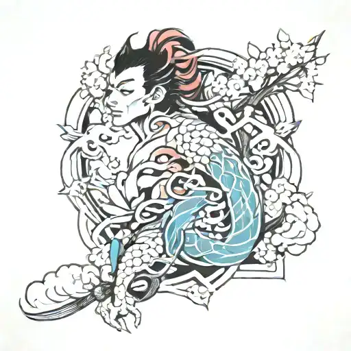 Japan tattoo design idea