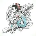 Japan tattoo design idea
