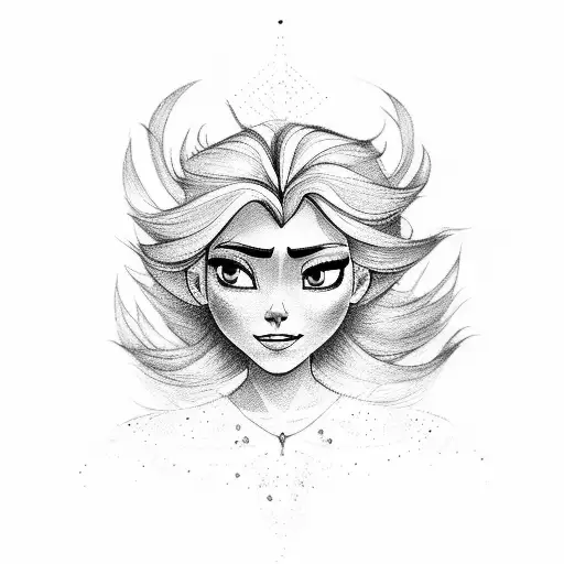 let it go tattoo design idea