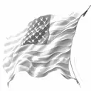 american flag  tattoo design idea