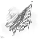 american flag  tattoo design idea