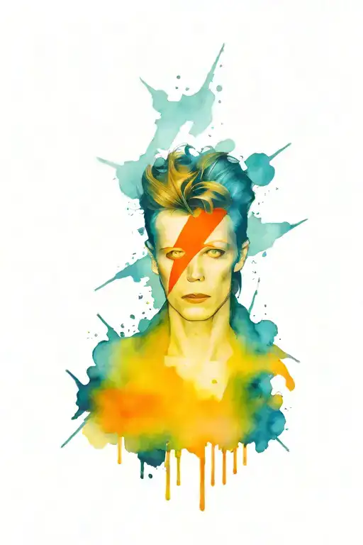 David Bowie tattoo design idea