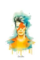 David Bowie tattoo design idea