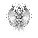 baphomet tattoo design idea