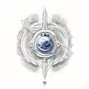 neptune tattoo design idea