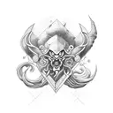 neptune tattoo design idea