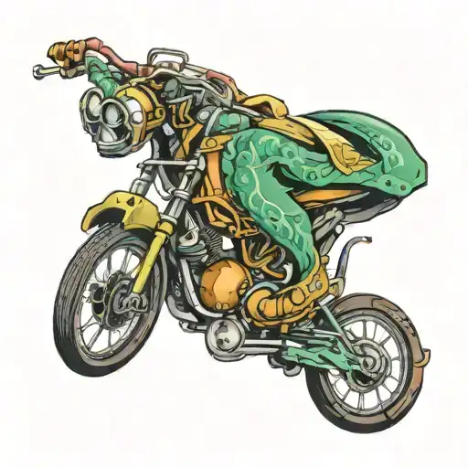 bicycle world make This Leap  tattoo design idea