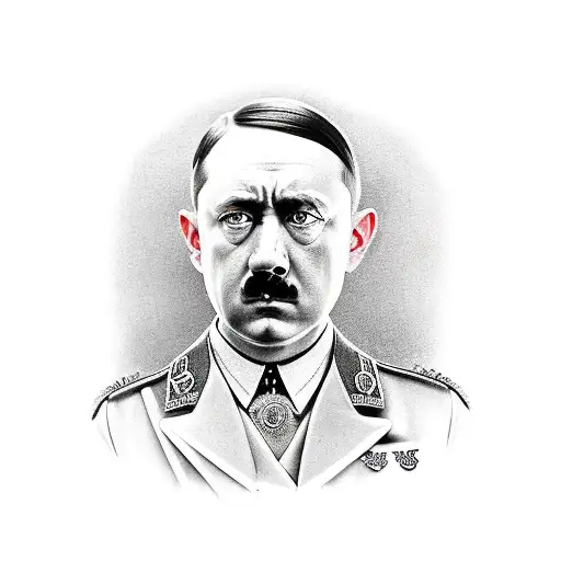 Adolf hitler tattoo design idea
