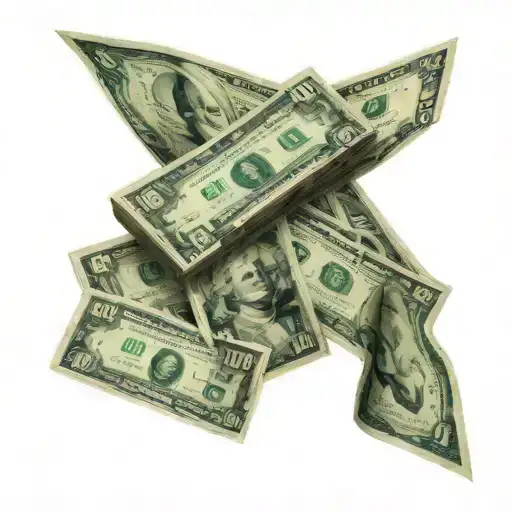 Money polish 100 dollar bills tattoo design idea