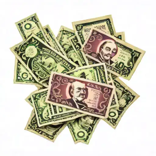 polish money 100 dollar bills tattoo design idea