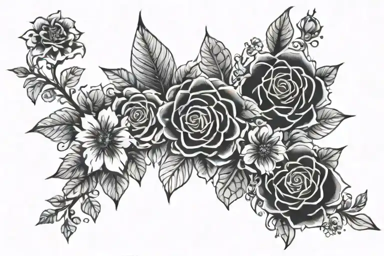 Sarah tattoo design idea