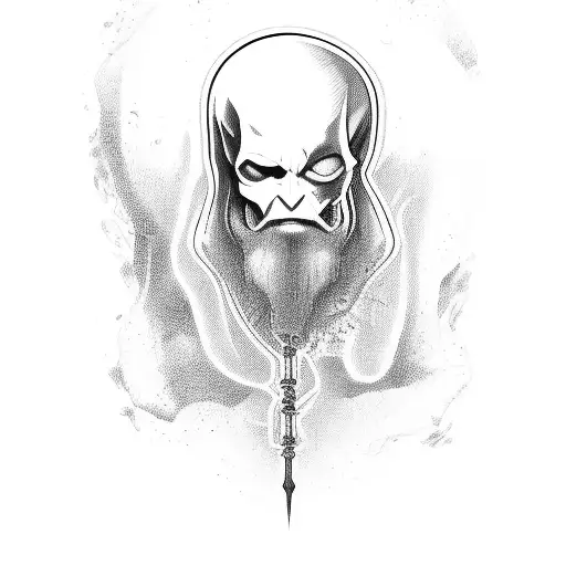 Magician tattoo design idea