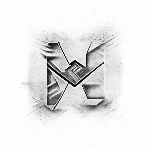 Letter V & letter Y & vietnam tattoo design idea