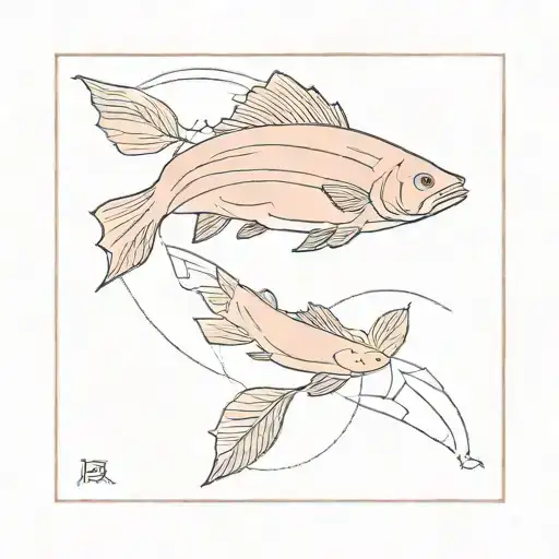 Aesthetic Color's: Salmon Pink tattoo design idea