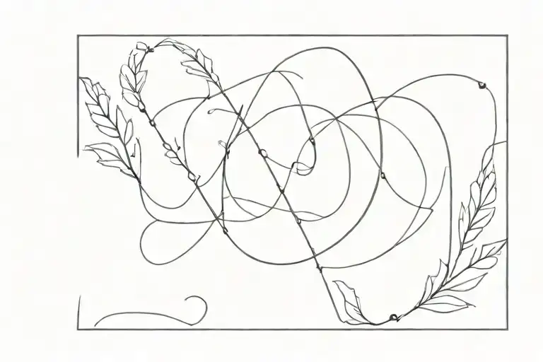 VI·XXVI·MM tattoo design idea